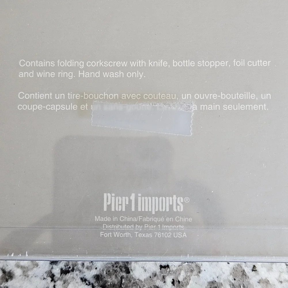 Pier 1 Imports sleek stainless
